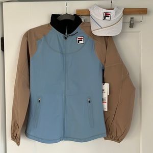 Fila Golf jacket and visor